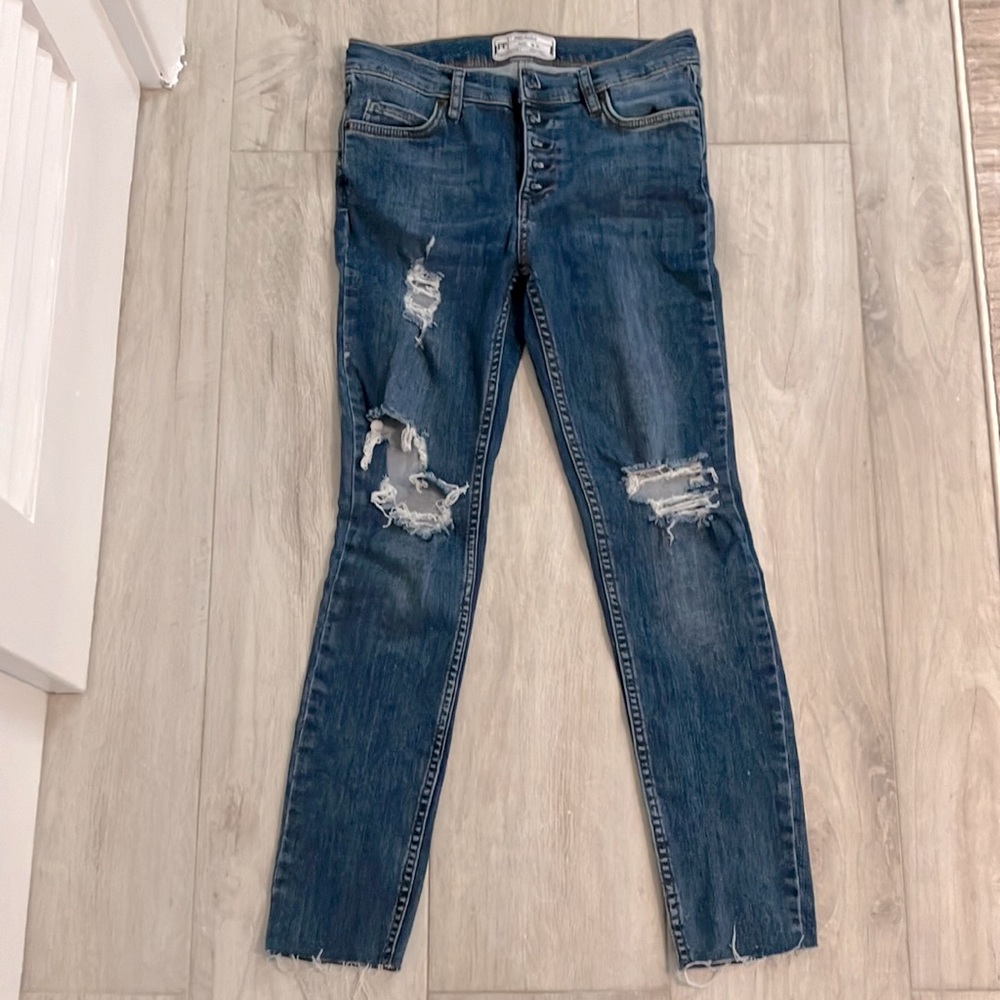 Free people button fly jeans size 26